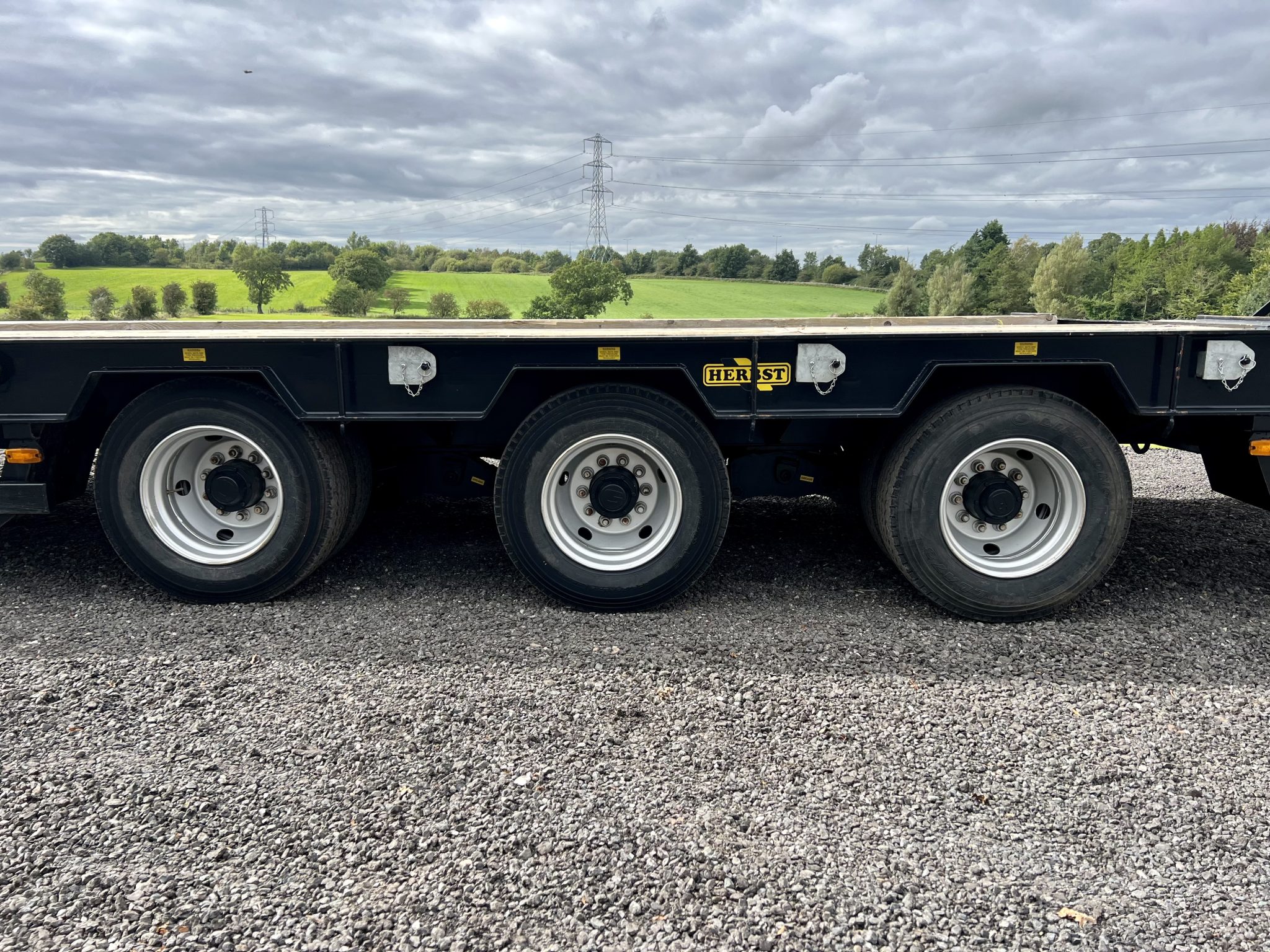 Herbst Ton Heavy Duty Tri Axle Low Loader Trailer For Sale Dewhurst Agricultural