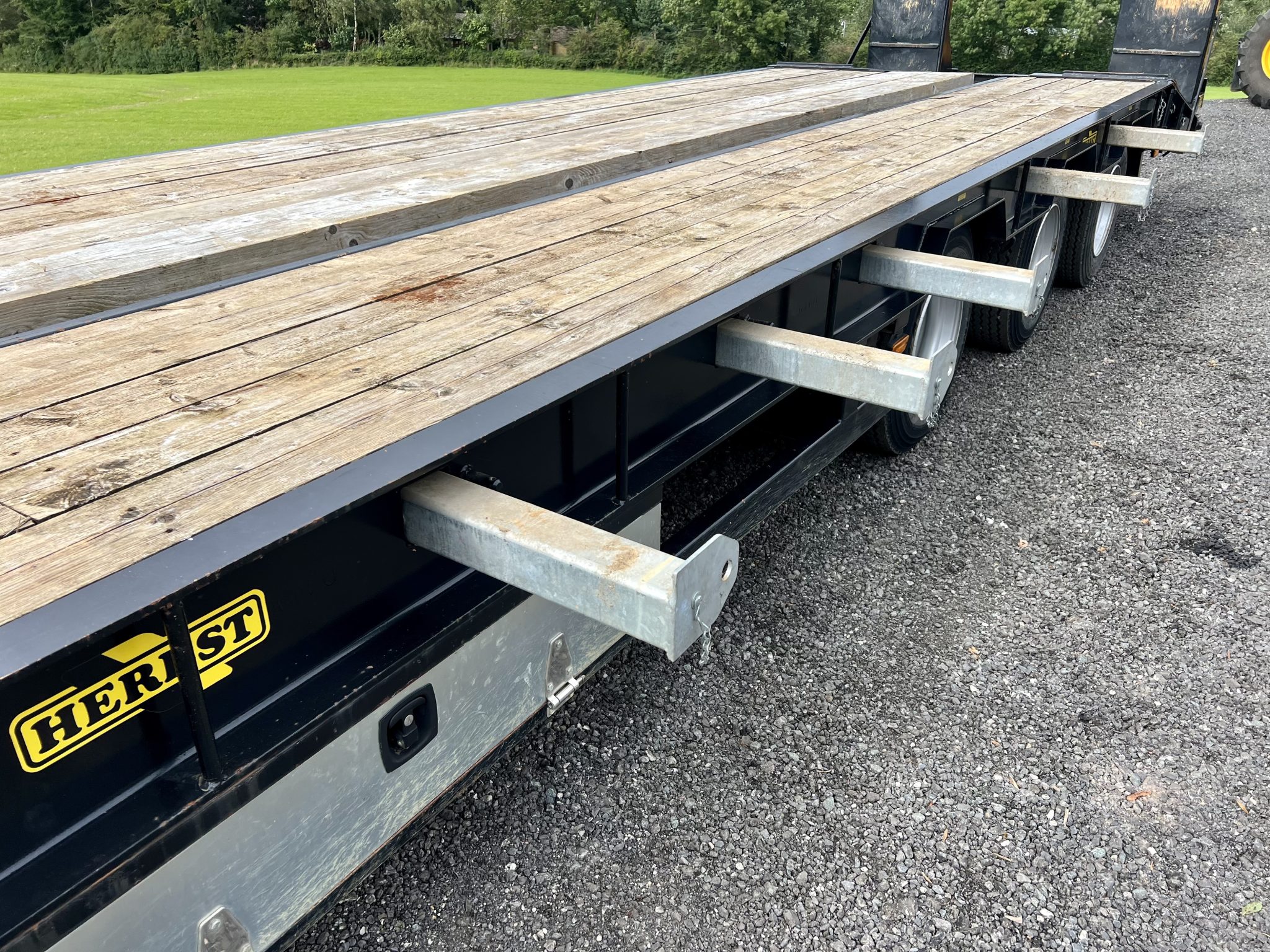 Herbst Ton Heavy Duty Tri Axle Low Loader Trailer For Sale Dewhurst Agricultural