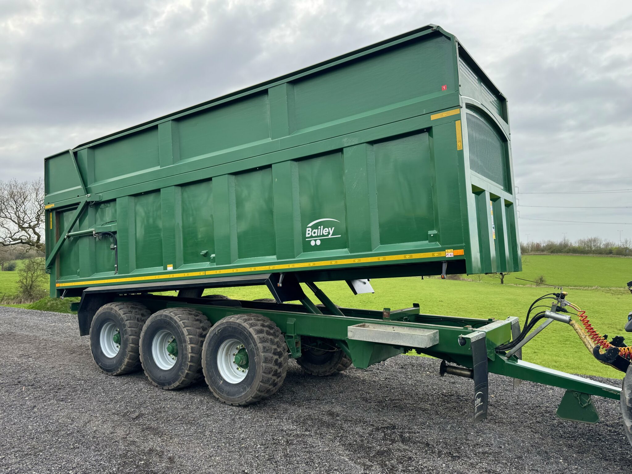 2021 Bailey 20 Ton Tri Axle High Speed Silage Trailer For Sale ...